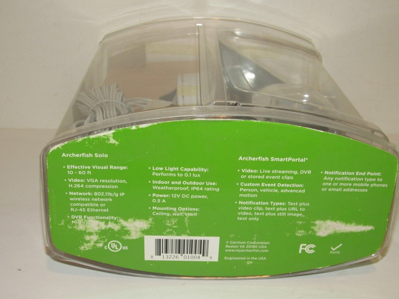 Archerfish Solo Interactive Video Monitoring System Wireless Camera With DVR gallery