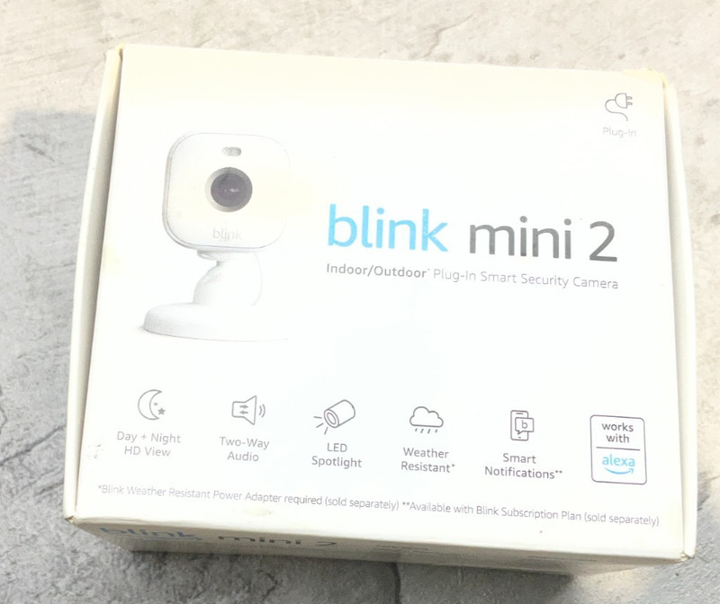BLINK MINI 2 SECURITY CAM – SEALED – NEW IN BOX