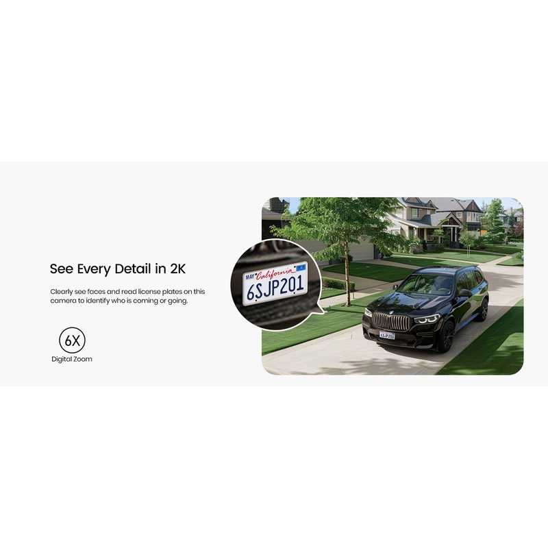 2K QHD 3.0-MP Wi-Fi® Outdoor AI-Smart Solar Security Camera with Panoramic... gallery