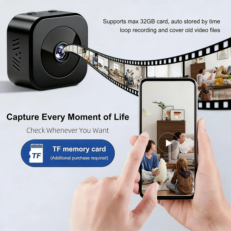 Mini HD Wifi Smart Monitor Surveillance Camera Video Voice DV Recorder Indoor Co gallery
