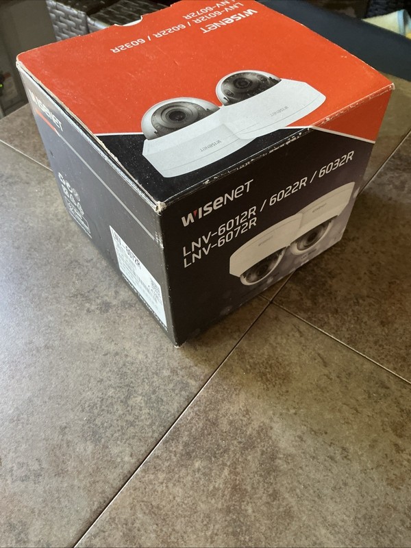 Wisenet Lnv-6072r 2mp Network Camera 3.2-10mm Lens New In Box