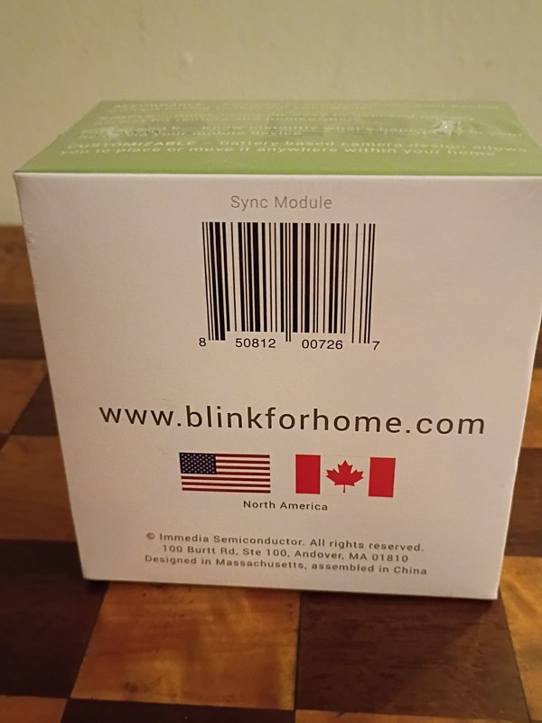 Blink Sync Module- Wireless Home Security Hub- NEW Factory Sealed- BSM00203U gallery