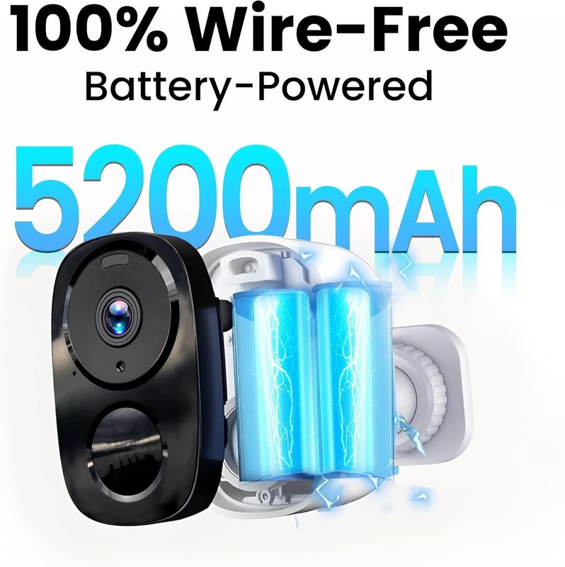 2026 Upgraded 2K Security Cameras Wireless Outdoor, Free Cloud Storage, 1-6 ... gallery