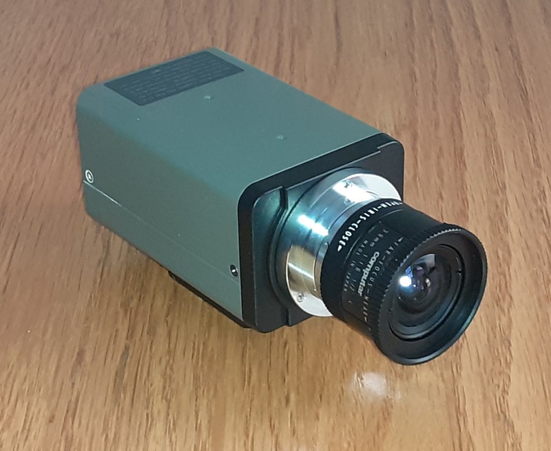 CCTV Security Video Camera with Computar Lens 3.6 mm 1:1.6 1/2