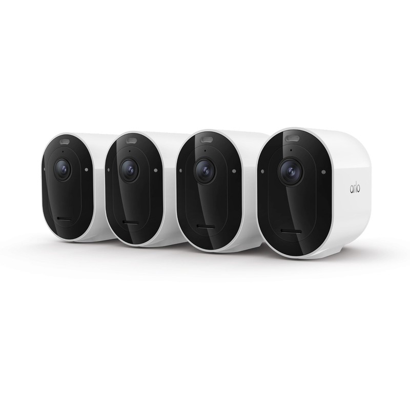 Arlo Pro 6th Gen Wireless Camera 2K HDR 4 Pack White