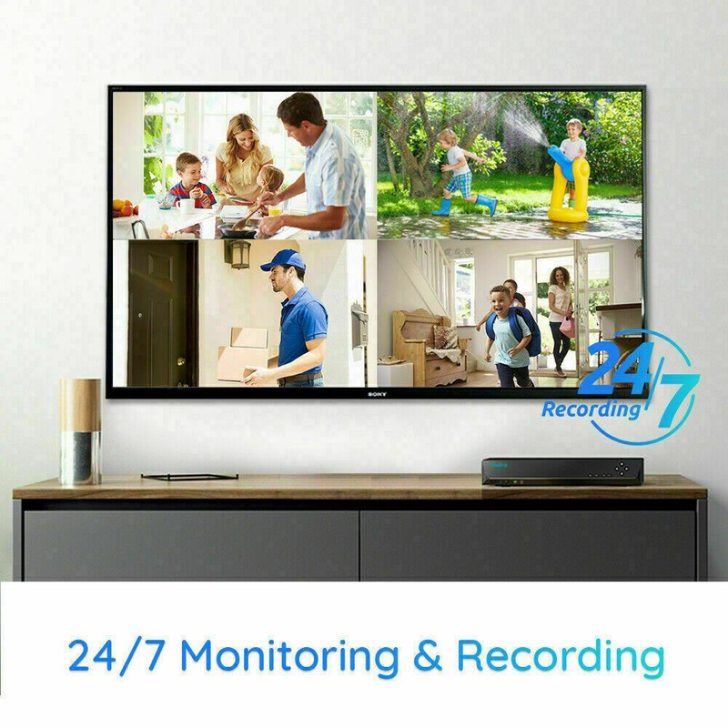 Reolink 4pcs 4K PoE Dome Add-on Security Camera Outdoor Motion Detection D800 gallery