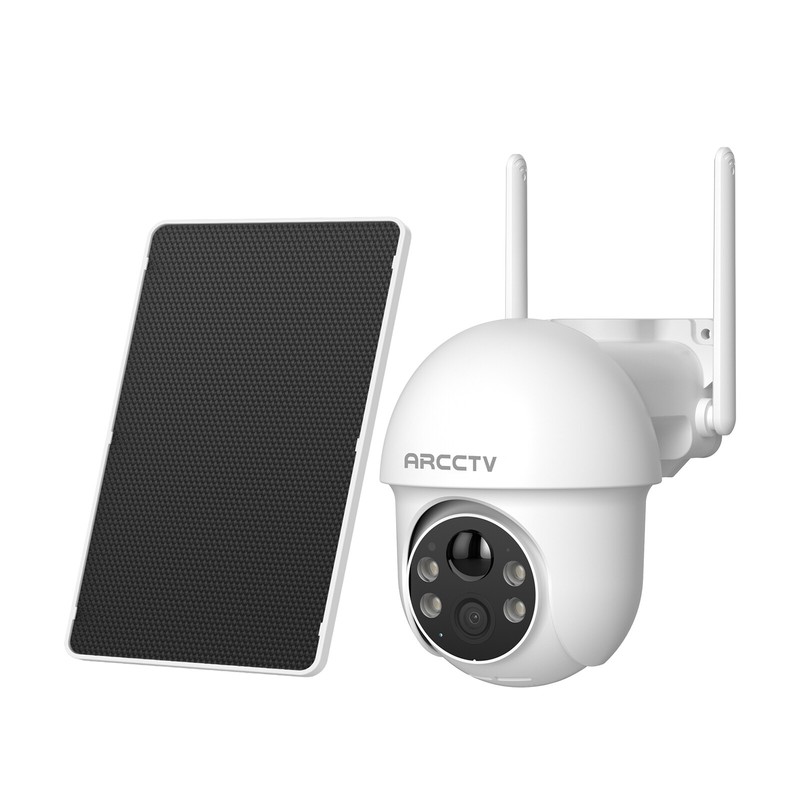 ARCCTV WiFi6 Solar Security Camera Battery Wireless Outdoor Home Audio IP CCTV