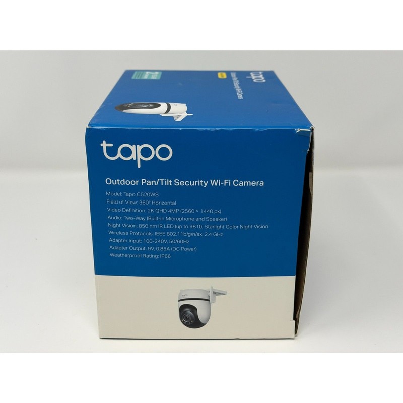 TP-Link Tapo 2K QHD Outdoor Pan/Tilt Wi-Fi Security Camera, 360° View Open Box gallery