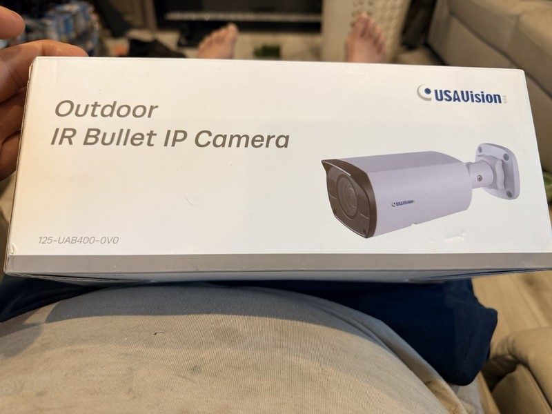 UsaVision Ua-B4000vf-S Outdoor IR Bullet IP Camera Brand New