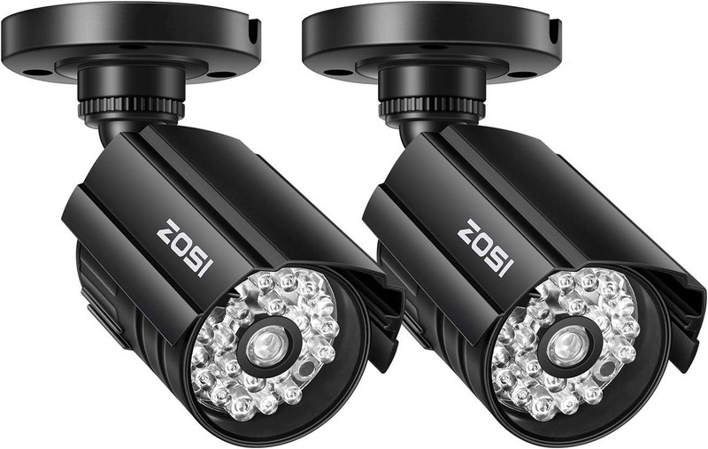Zosi 2AK-2116E-D-US Fake Bullet Camera 2 pack battery operated – Lights up – New