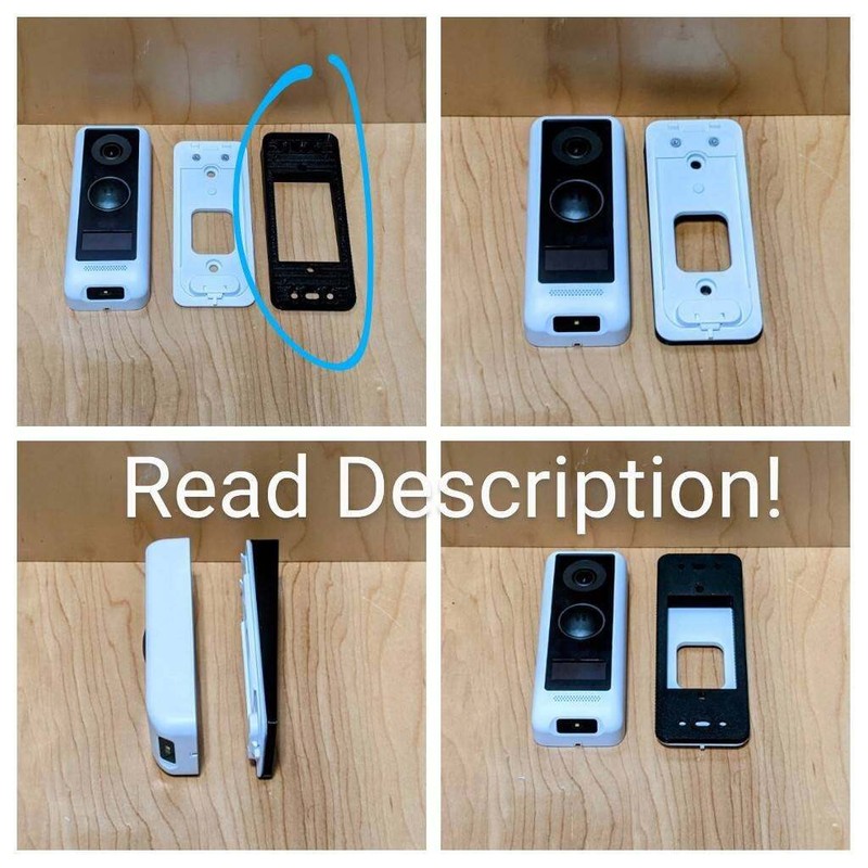 UniFi Protect G4 Video Doorbell Compatible Offset Spacer Mount gallery