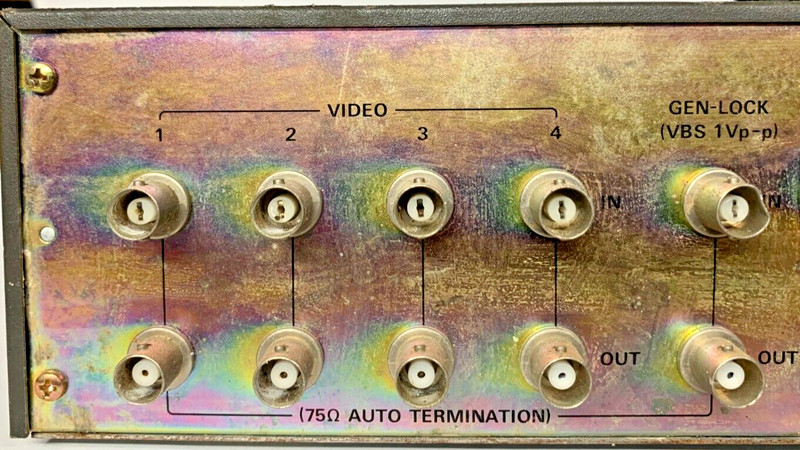 Panasonic WJ-450 Color Quad Video Security Camera Switcher Controller gallery