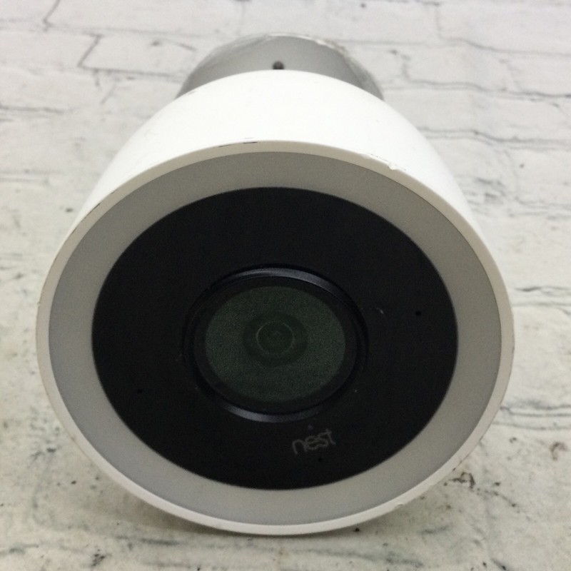 Nest Labs Cam IQ A0055 White Outdoor & Indoor Smart Wi-Fi-PARTS UNTESTED