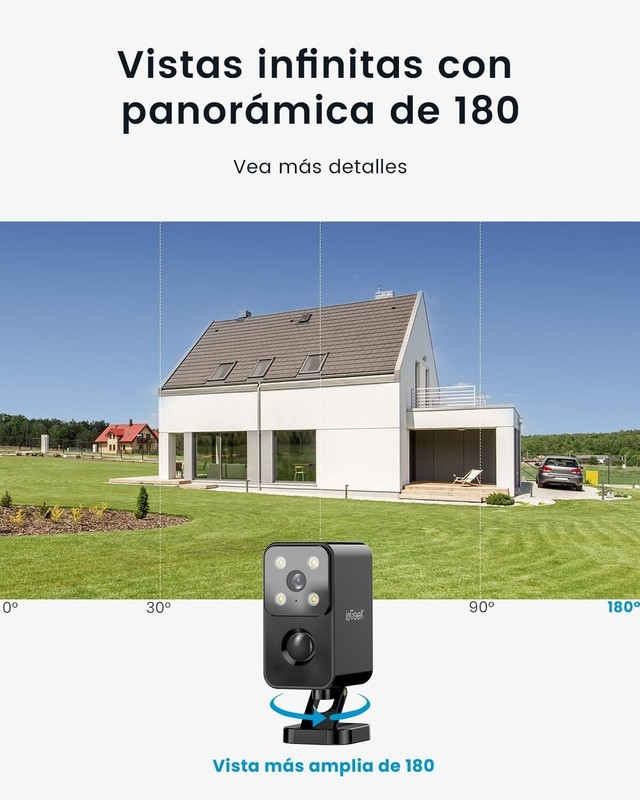 ieGeek Outdoor Camera Wireless Home Security Cameras,2K Battery Powered WiFi Cam gallery