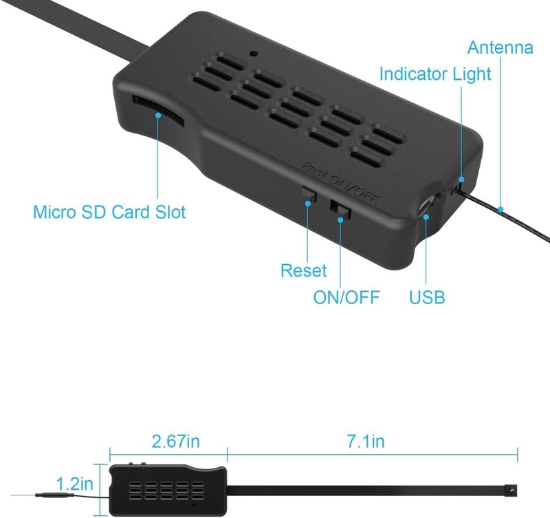 Mini WiFi Camara Vigilancia Inalambrica Espia Oculta USB 1080P Video Con Audio gallery