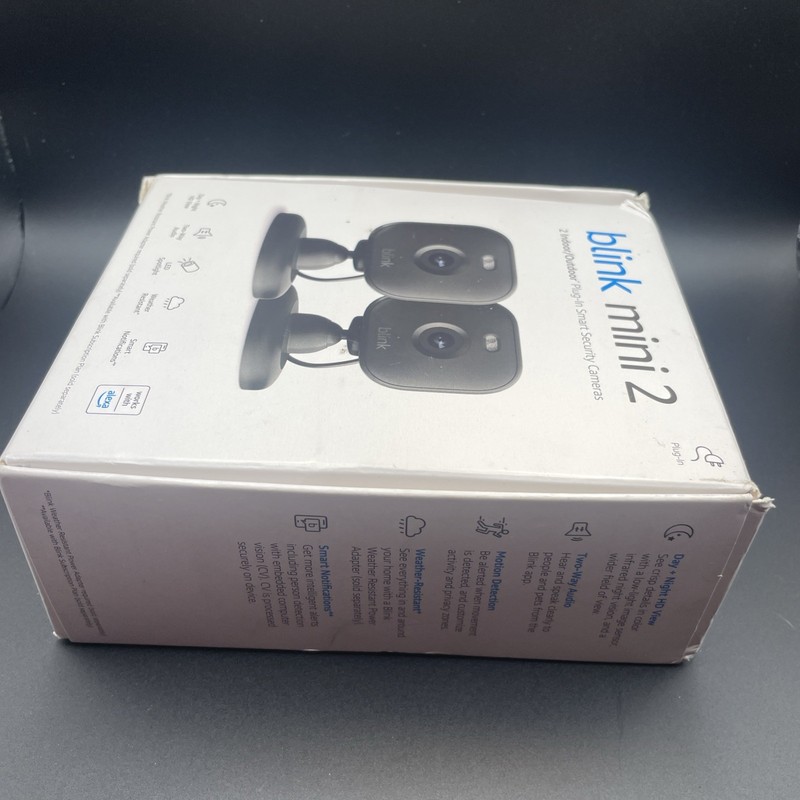 Blink Mini 2 1080p Wi-Fi Indoor Security Camera - Black, Pack of 2 - Newest Gen gallery