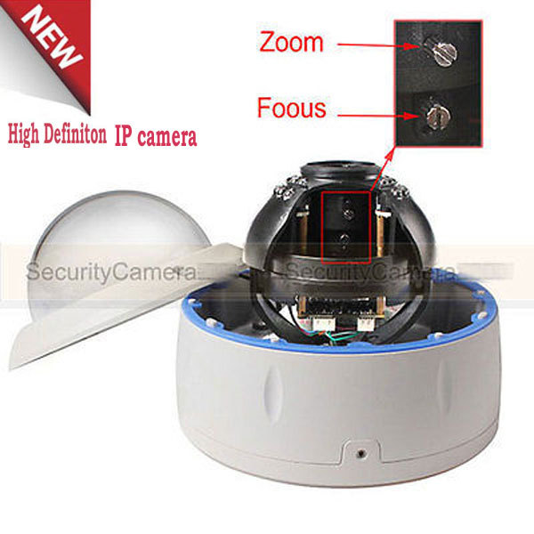 5MP 2592x1920P Outdoor PoE IP Security Camera IP66 2.8-12mm Lens Dome OD System gallery