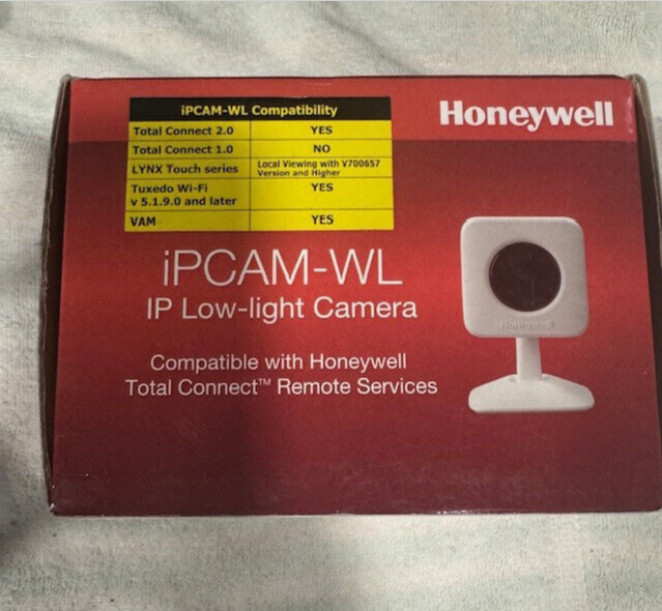Brand New Honeywell iPCAM-WL Wired/Wireless Indoor Low-Light IP Camera