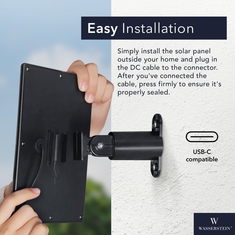 Solar Panel for Ring Spotlight & Stick Up Cam - Continuous Power Supply (2-Pack) gallery