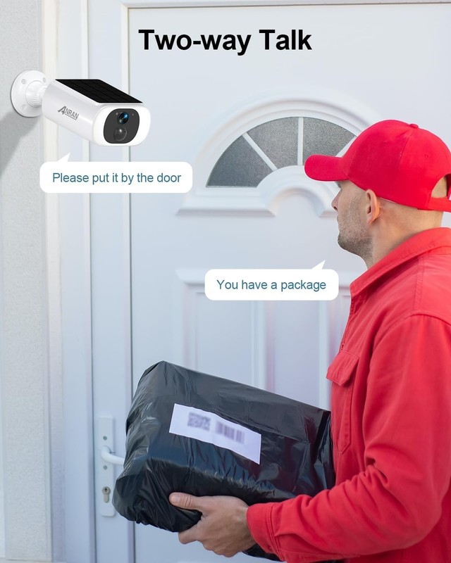 Wireless 2-Cam Solar Security System - 180-Day Battery Life & Color Night Vision gallery