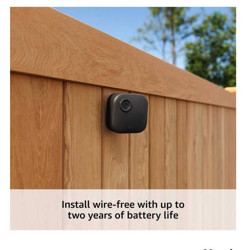 Blink Outdoor 4 1080p Wi-Fi Outdoor 3-Camera kit- Black NEW gallery