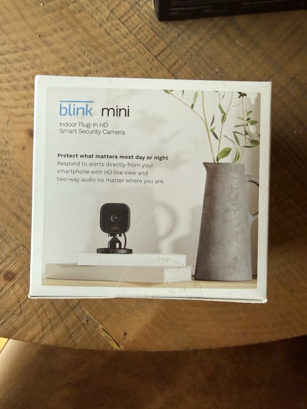 Blink Smart WiFi Video Doorbell Wireless, Black with Sync Module 2 and Mini Cam gallery