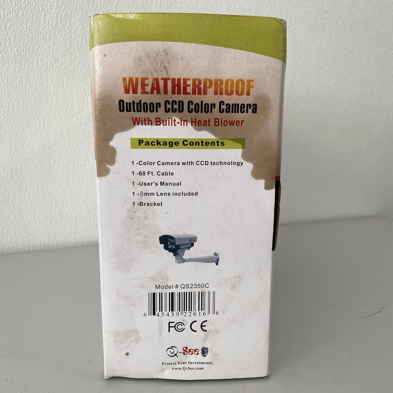 Q-See QS2350C Weatherproof OUTDOOR CCD COLOR Camera Kit W Built-in Heat blower gallery