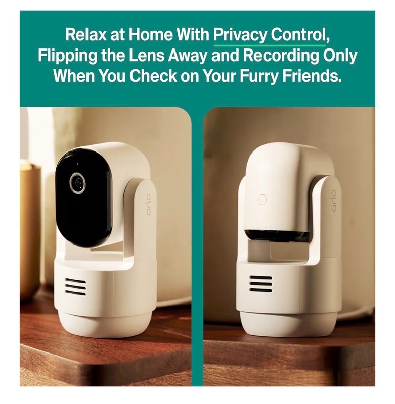 Arlo Essential - Indoor pet camera with pan and tilt, 2K, plug-in. animal detect gallery