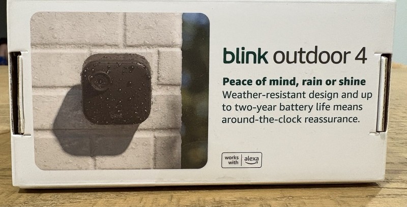 Blink Outdoor 4 Camera Security System - 1 All Weather Cam + 1 Sync module+Batts gallery