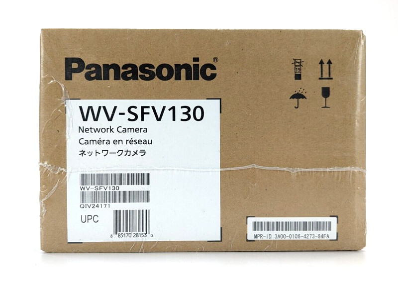 PANASONIC WV-SFV130 – IP Camera / Network Camera *NEW* Factory Sealed Box