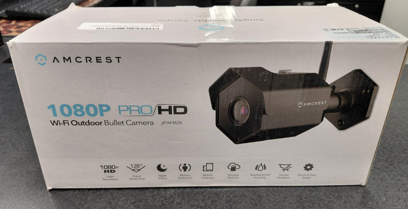 Amcrest 1080P Wi-Fi Outdoor Bullet Camera T-716