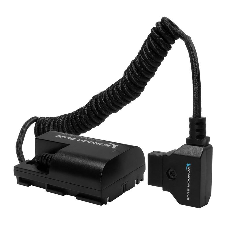| D-Tap Cable Compatible with Canon LPE6 NH Dummy Battery | 16"-36" Coiled Ca... gallery