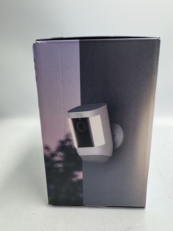 Ring Spotlight Cam Pro Battery White 1080p HDR Outdoor Security Camera Sealed gallery