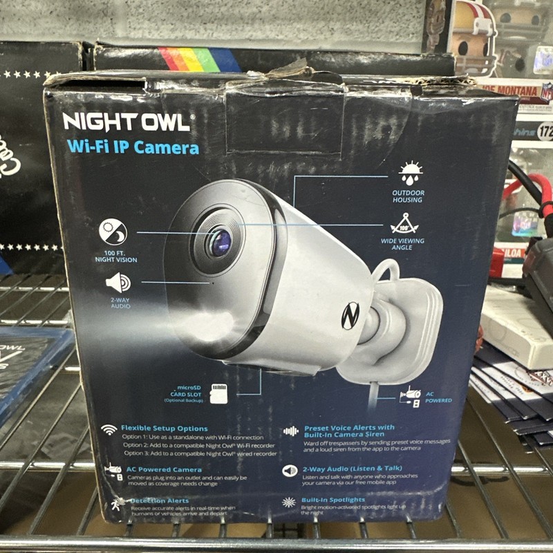 Plug-in AC Powered Wi-Fi 4K HD Indoor/Outdoor Deterrence Camera with 2-Way Au... gallery