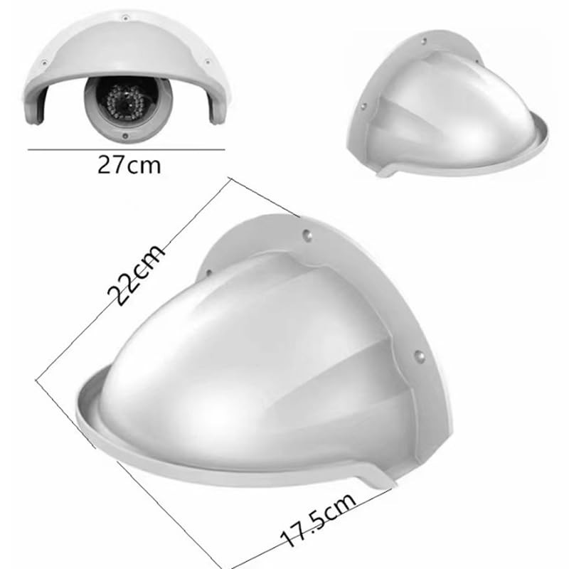 Universal Sun Rain Shield for Outdoor CCTV Cameras - Anti-Glare Weather Cover... gallery