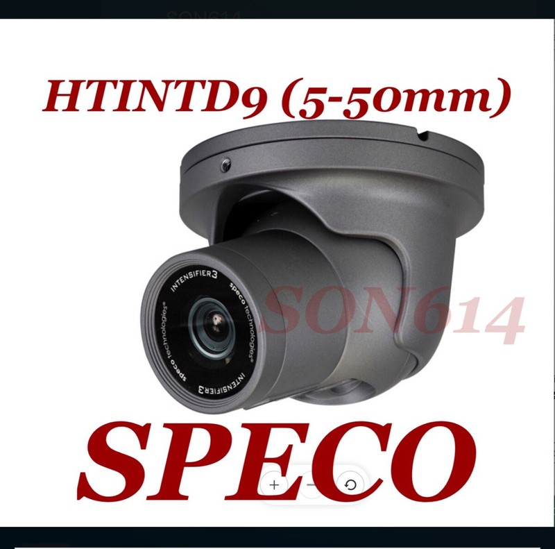 SPECO HTINTD9 Intensifier3 Security Color Camera 5-50mm 650TVL Vandal-Proof NEW!
