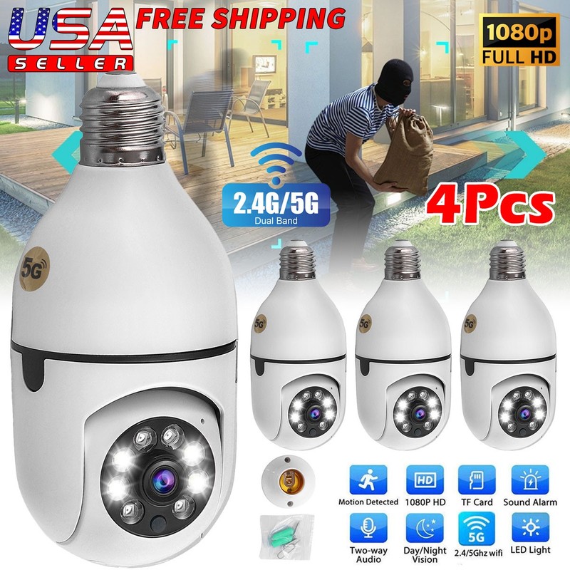 4X Wireless Security Camera System Outdoor Home 5G Wifi Night Vision Cam 1080P