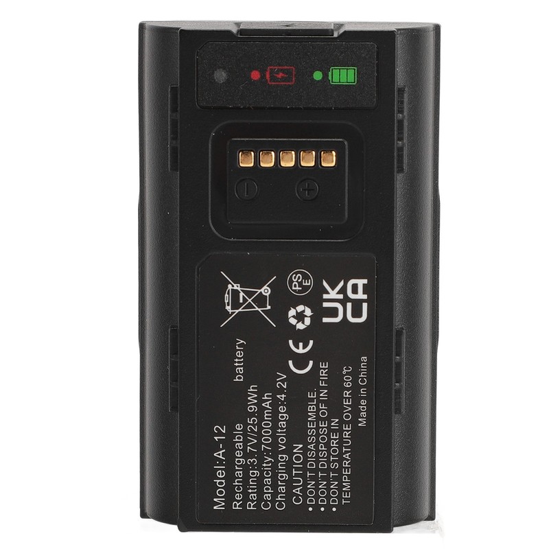 7000mAh Rechargeable Battery For Essential Wireless Video Doorbell For VMA2400 W gallery