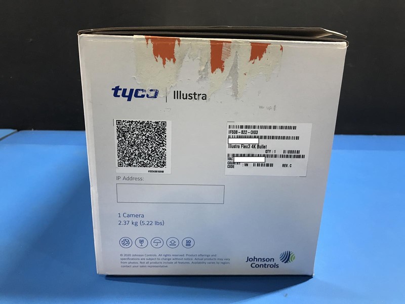 Tyco / Illustra IFS08-B22-OI03 Flex 4K Bullet Network Camera