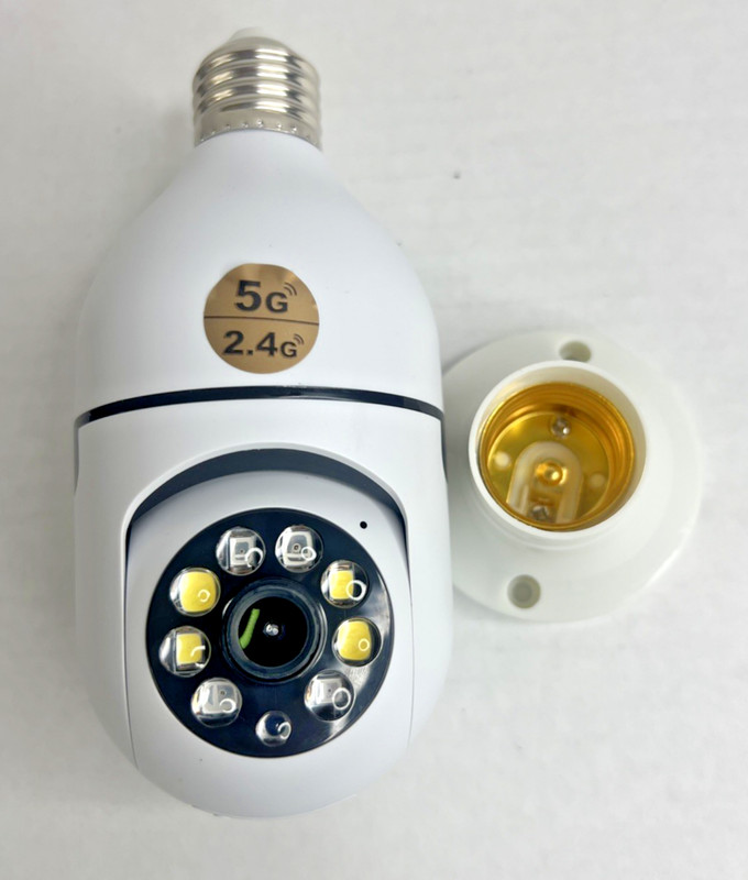 New Lot of 2 WiFi Panorama Camera HD Smart 360° View Wall Plug in 5GHz Wireless gallery