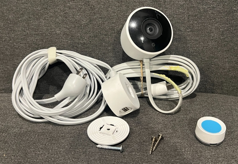 Google Nest Cam A0033 Indoor/Outdoor Wired Security Camera – Working