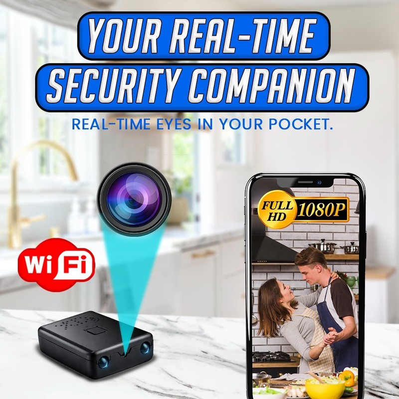 Smart Mini WiFi Camera Wireless 1080P HD Small Night Cam w/Battery Home Security gallery