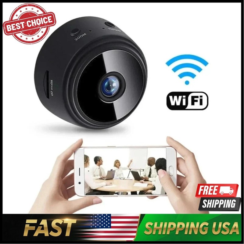Mini Wireless Record Camera WiFi IP Home Security DVR Night Vision HD USB 1080P