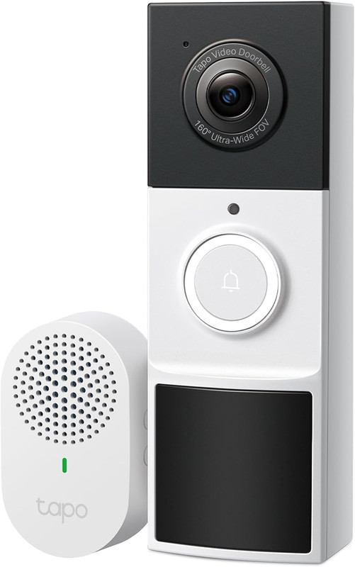 by Smart Video Doorbell Camera Wireless with Chime, 2K with Full Color Night Vi