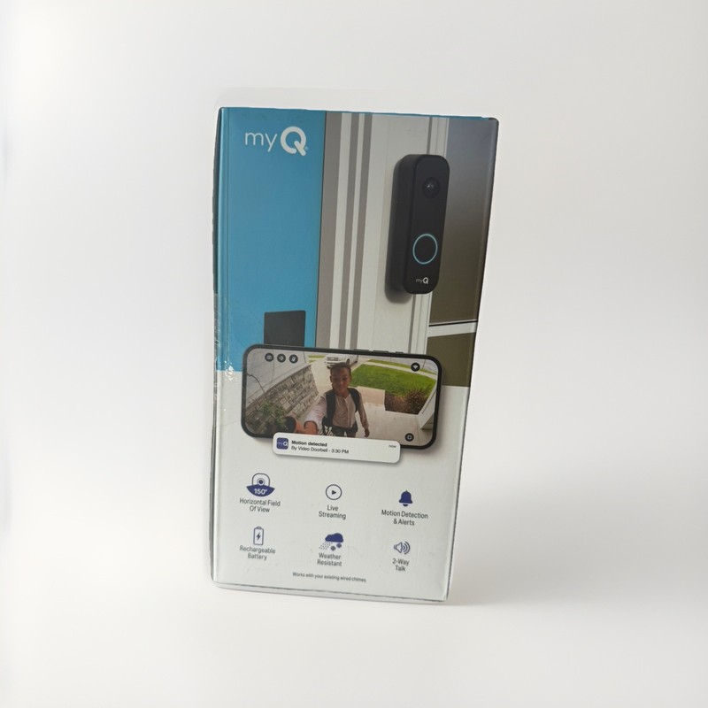 MyQ Video Doorbell 2K Camera Battery/Wired Color Night Vision gallery