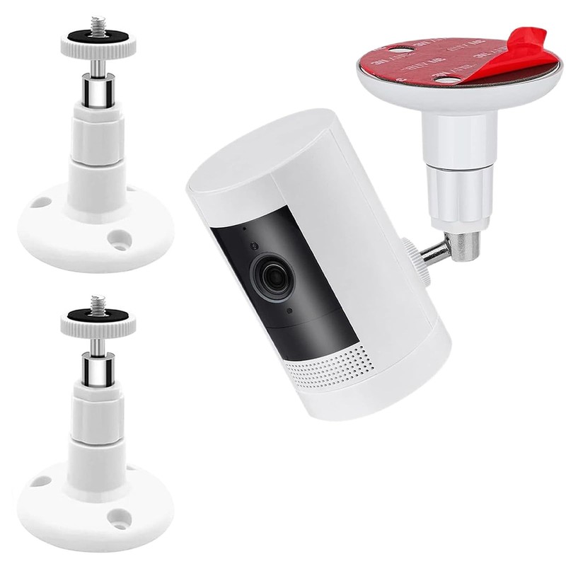 Wall Mount Kit, 360° Rotation & 90° Tilt, VHB Adhesive, Compatible with Arlo