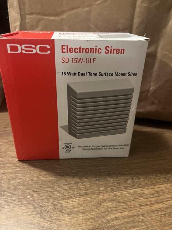 DSC SD 15W-ULF Electronic Siren - New