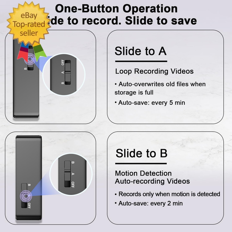 Mini Camera 1080P HD - No Wifi Camera - Portable Tiny Video Recorder with Record gallery