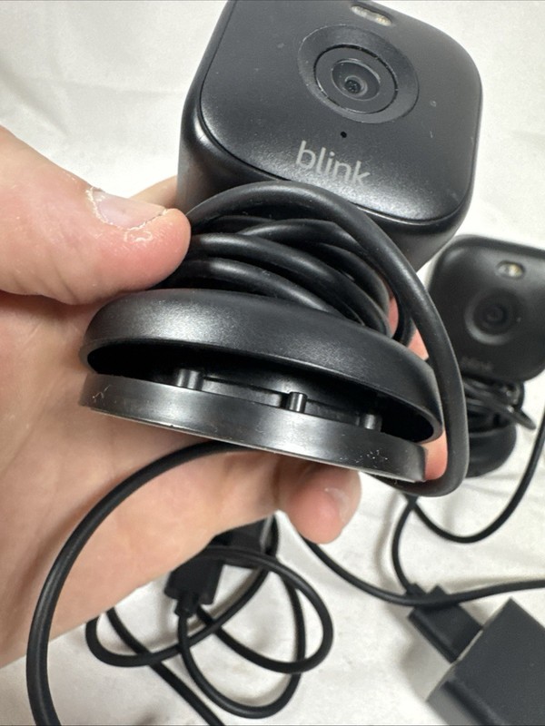 (2) Blink Mini 2 Plug-in Smart Security Camera HD Video - Black gallery