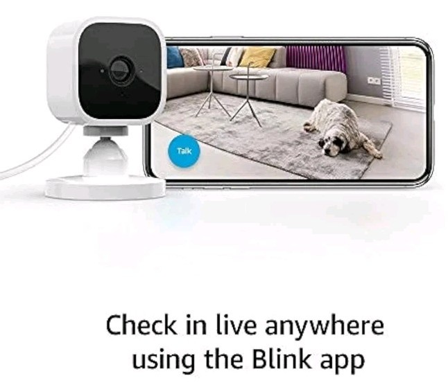 Blink Mini Smart Security Camera HD 1080p Indoor Plug-In BCM00300U - White gallery